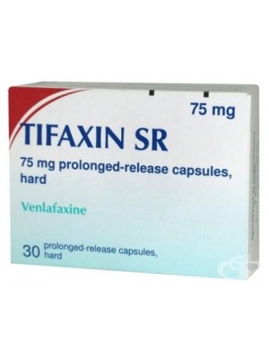 Tifaxin SR 75 mg. 30 capsules